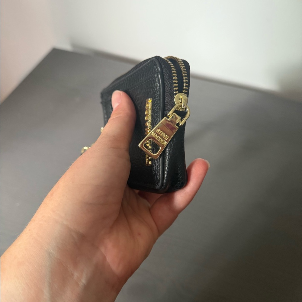 Steve Madden Black Wristlet Wallet - Picture 6 of 9